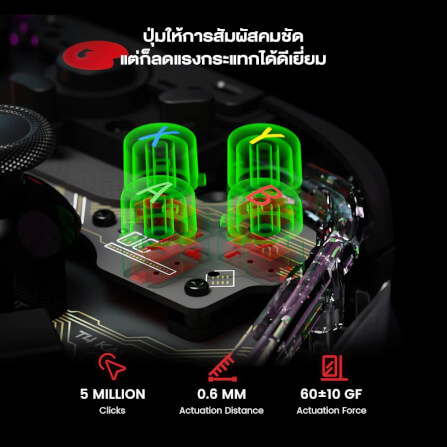 จอยเกม GAMESIR T4 KALEID - TRANSPARENT_4